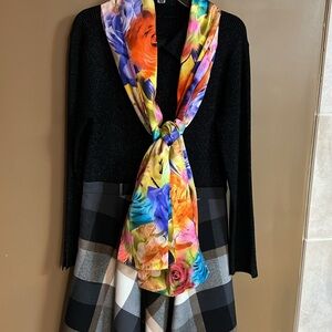100% silk scarf